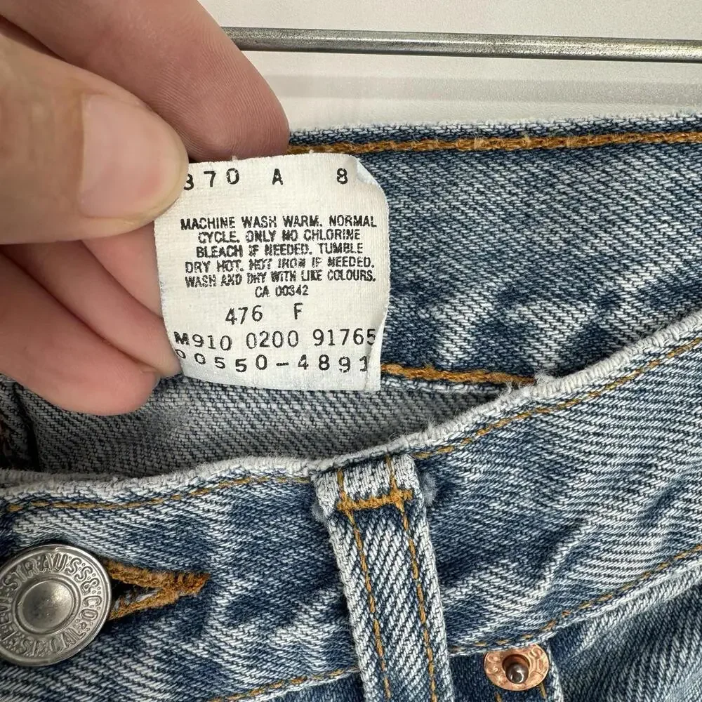 Levi's 550 Relaxed Fit Light Blue Denim Jeans